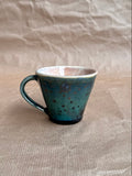 Porcelain cup with crystalline glaze