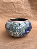 Three Moods pot, one coloured face