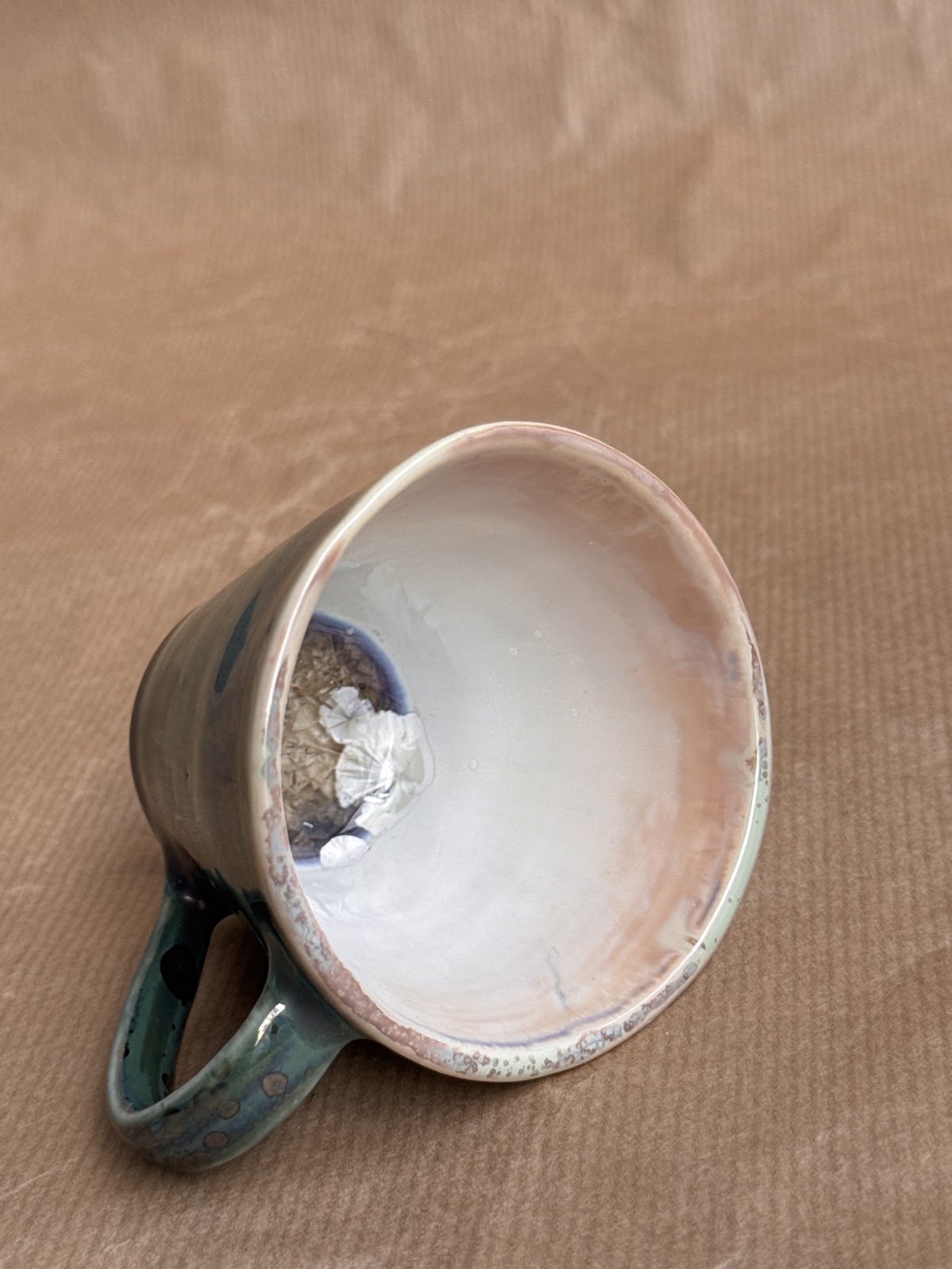 Porcelain crystalline cup