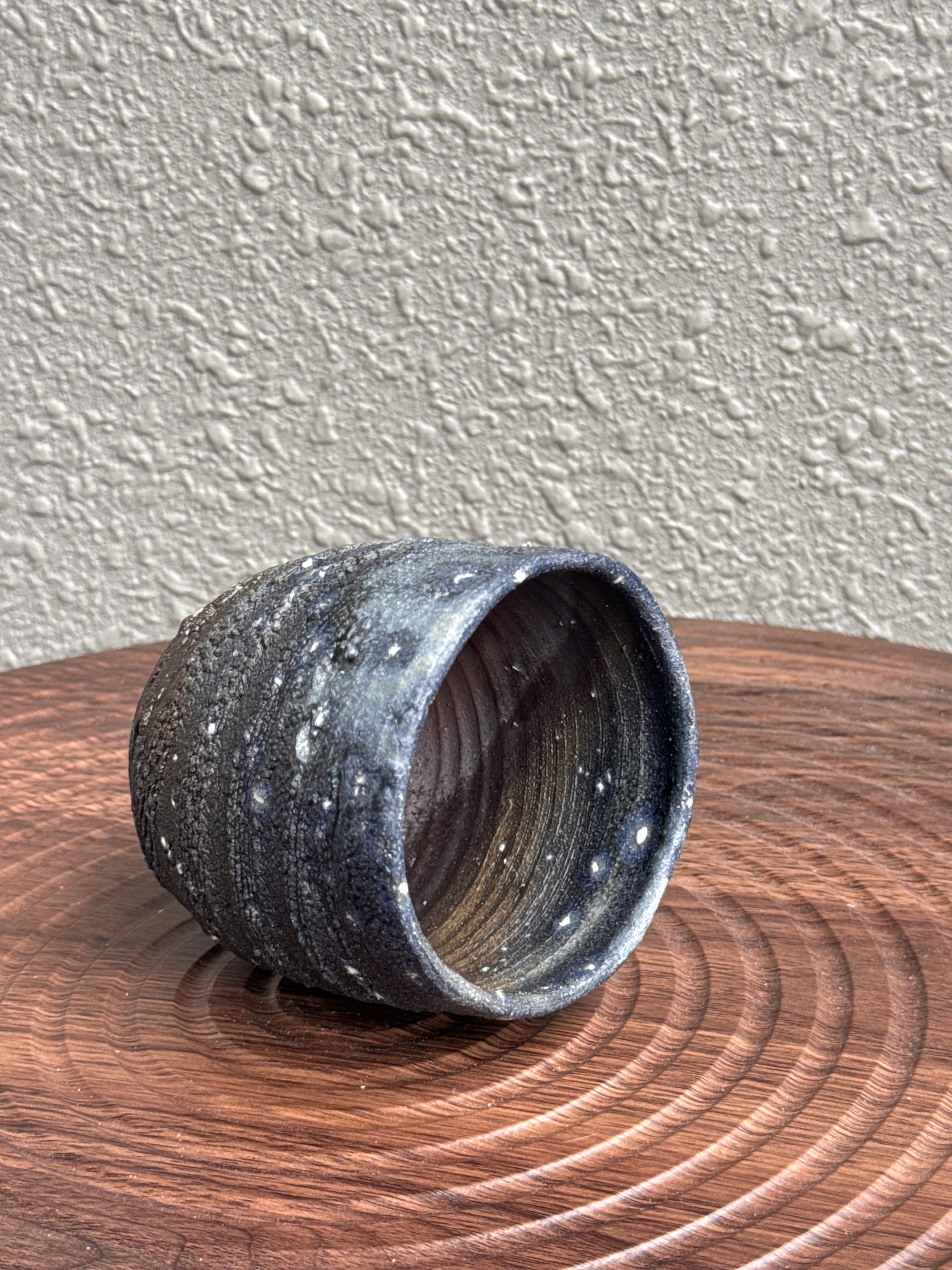 Woodfired yunomi cup viewed from the side, Ubud Forest